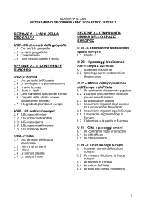 CLASSE 1 ^ C GEOGRAFIA