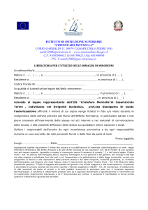 liberatoria uso immagini