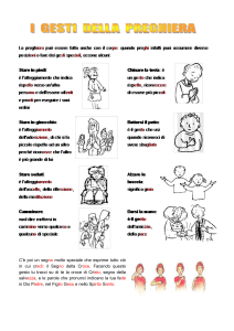 I gesti della preghiera - 2