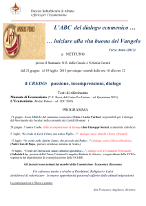 Commissione Ecumenica Diocesana di Albano
