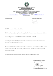 148 Incontri di matematica al Liceo