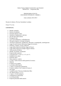 Scienze integrate chimica 2A AFM