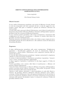 Programma e Testi consigliati