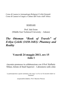 Corso di Laurea in Storia e civiltà Orientali