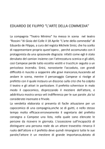 EDUARDO DE FILIPPO “L`ARTE DELLA COMMEDIA” La compag