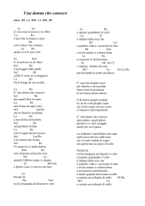 Una donna che conosco