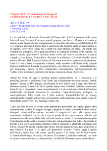proposte per una opportuna attenzione al tema