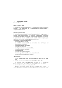 Sociologia dei consumi