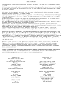 Messaggio Finale del Campo