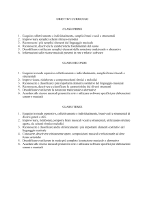Obiettivi di apprendimento sc.secondaria 1° grado