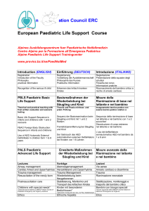 pramma del corso – course
