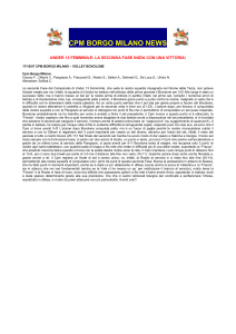 CPM BORGO MILANO NEWS