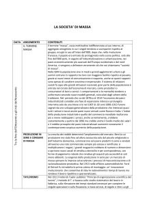 La società di massa