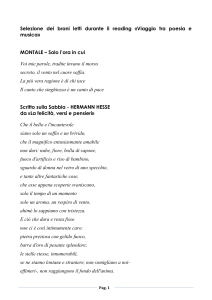 Reading del 16 giugno