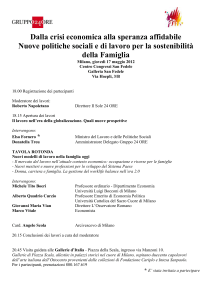 17 maggio: il lavoro
