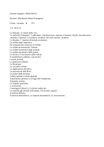 Scienze integrate ( BIOLOGIA)