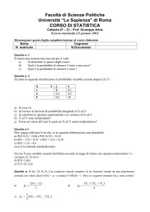 seconda prova scritta di esonero (23-1-2003)