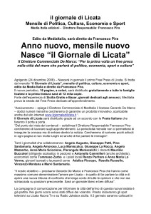 il giornale di Licata