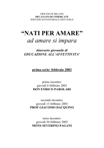 nati per amare - Digilander
