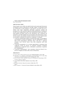 Teorie e forme del mutamento sociale