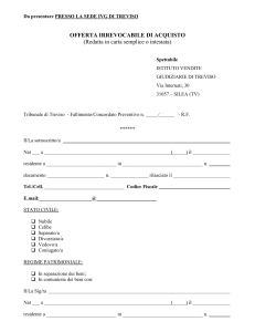fac-simile offerta - Istituto Vendite Giudiziarie Treviso