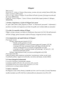 3. La composizione e gli aspetti letterari di Filippesi