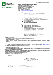 dip. cure primarie e continuita` assistenziale