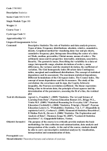 Code 27003002 Description Statistics Sector Code SECS