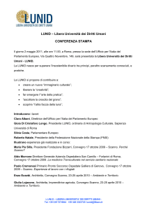Invito Conferenza Stampa