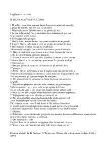 Il leone che voleva amare … (numerato)