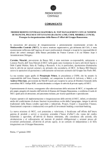 da Banca - Mediocredito Centrale