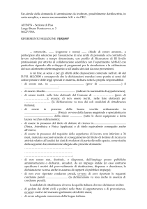 Scarica la domanda