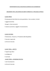 dipartimento delle discipline giuridiche ed - "Olivetti"