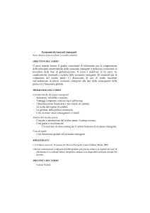 Economia dei mercati emergenti