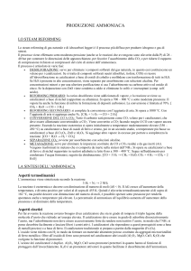 produzione ammoniaca