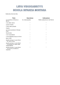Referente:Amorina Meo Titolo Descrizione Collocazione Le