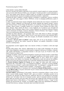 Presentazione progetto