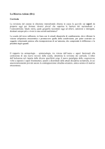 La Ricerca-Azione (RA)
