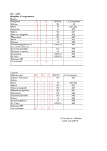 Piano di Studio 2016/2017 - Istituto Paritario Hegel