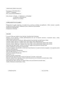 MATEMATICA IV^ B GEOMETRI