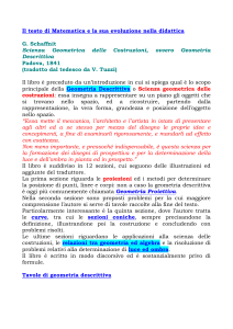 Geometria Descrittiva - Dipartimento di Matematica