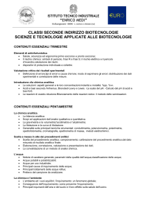2 anno - scienze e tecnologie applicate alle