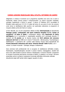 CORSO LESIONI MUSCOLARI