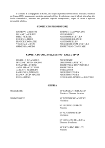 Il Comune di Campagnano di Roma, allo scopo di promuovere la