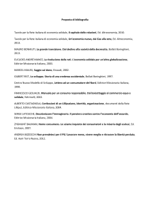 Bibliografia ECOSOL - forum beni comuni e economia solidale