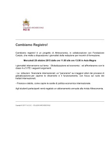 COLLEGIO PIO XI - Cambiamo Registro!