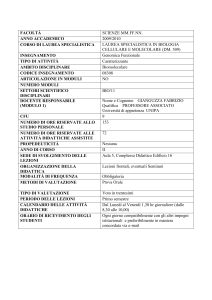 facoltà - UNIPA-Offerta Formativa