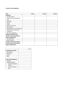 Business Plan Semplificato