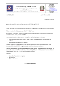 Lettera di Presentazione del Corso - Istituto Comprensivo Completo