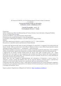 Il Consorzio IN - Città Metropolitana di Torino